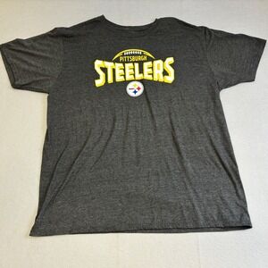 Pittsburgh Steelers Shirt Mens XL Black NFL Short Sleeve Football Team Apparel